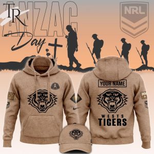 NRL Wests Tigers Anzac Round Unisex Hoodie, Longpants, Cap