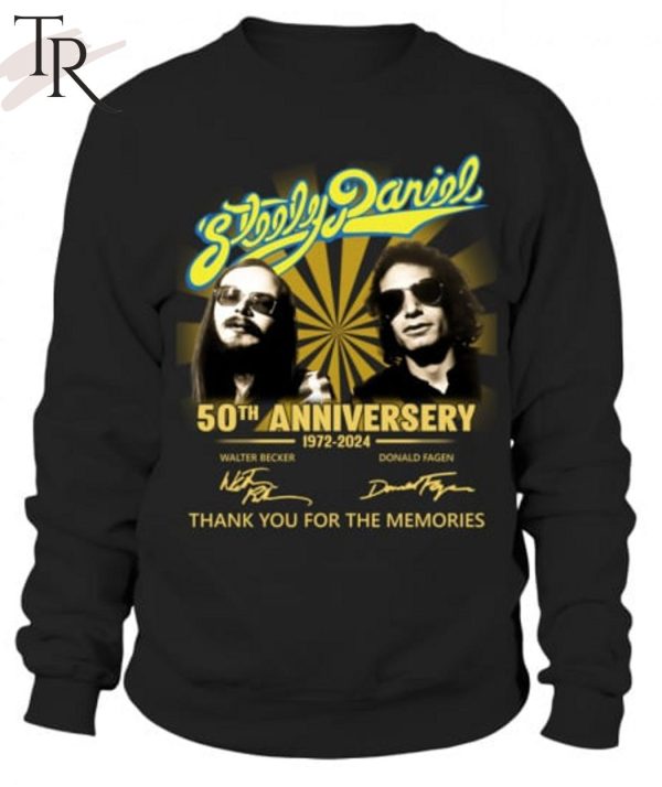 Steely Dan 50th Anniversary 1972-2024 Thank You For The Memories T-Shirt