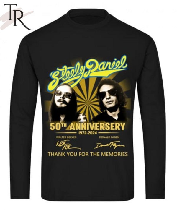 Steely Dan 50th Anniversary 1972-2024 Thank You For The Memories T-Shirt