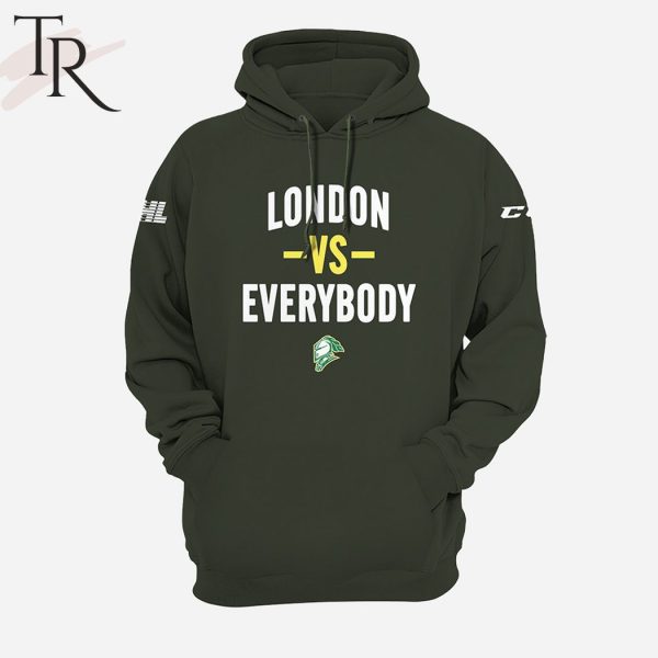 London Knights – London Vs Everybody Knights In Four Hoodie, Longpants, Cap