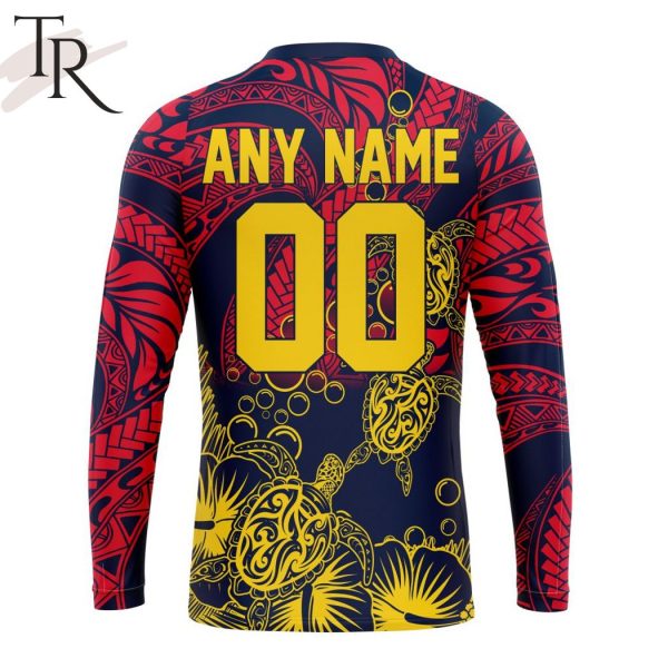 Personalized AFL Adelaide Crows Special Polynesian Design Hoodie