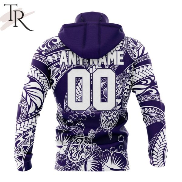 Personalized AFL Fremantle Dockers Special Polynesian Design Hoodie