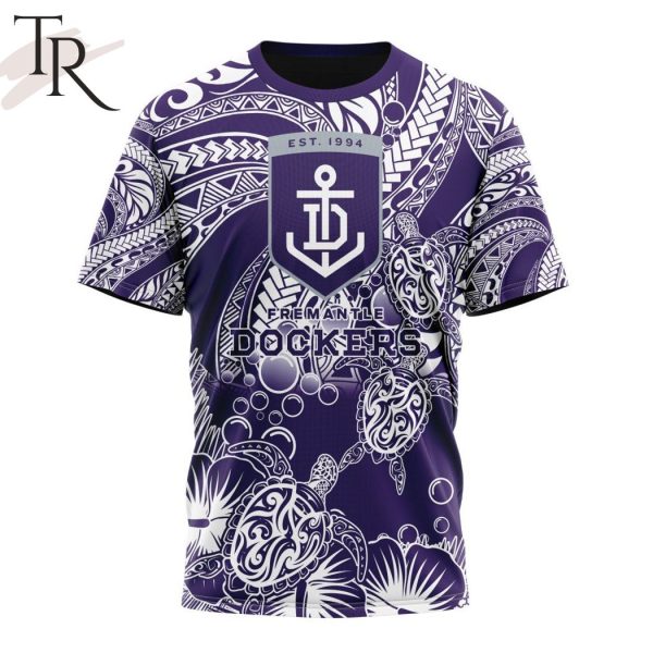 Personalized AFL Fremantle Dockers Special Polynesian Design Hoodie