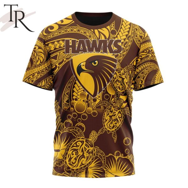Personalized AFL Hawthorn Football Club Special Polynesian Design Hoodie
