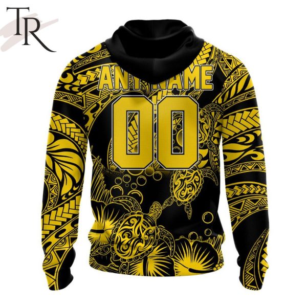 Personalized AFL Richmond Tigers Special Polynesian Design Hoodie