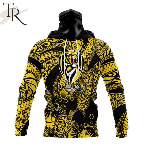 Personalized AFL Richmond Tigers Special Polynesian Design Hoodie