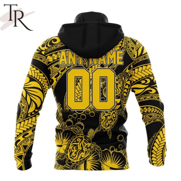 Personalized AFL Richmond Tigers Special Polynesian Design Hoodie