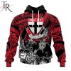 Personalized AFL Richmond Tigers Special Polynesian Design Hoodie