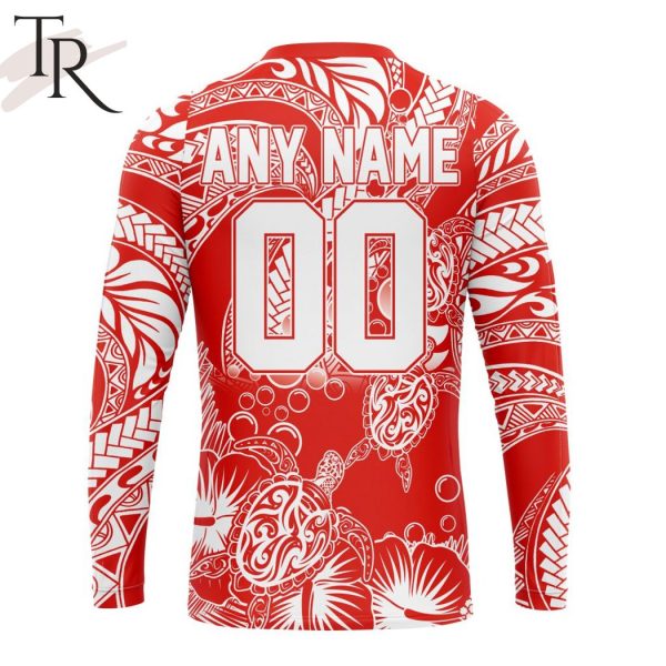 Personalized AFL Sydney Swans Special Polynesian Design Hoodie