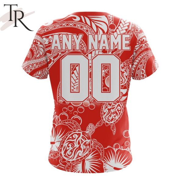 Personalized AFL Sydney Swans Special Polynesian Design Hoodie