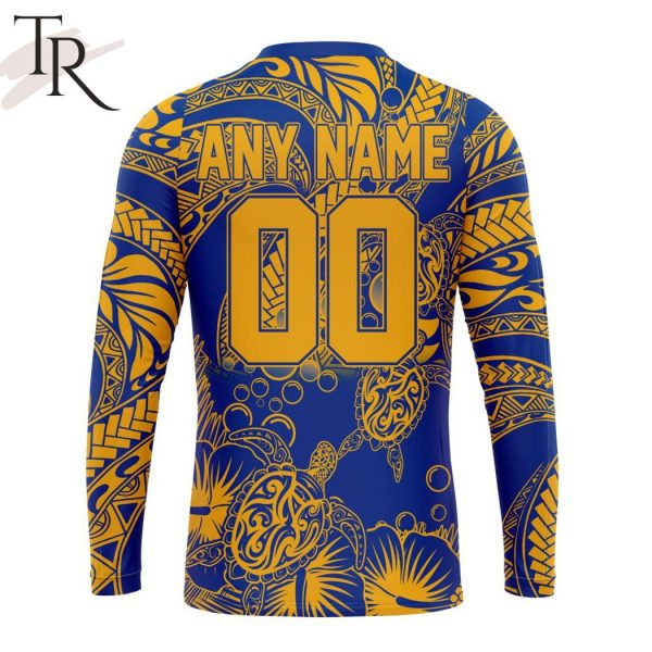 Personalized AFL West Coast Eagles Special Polynesian Design Hoodie