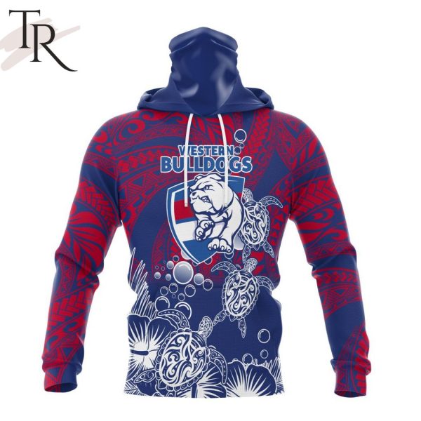 Personalized AFL Western Bulldogs Special Polynesian Design Hoodie