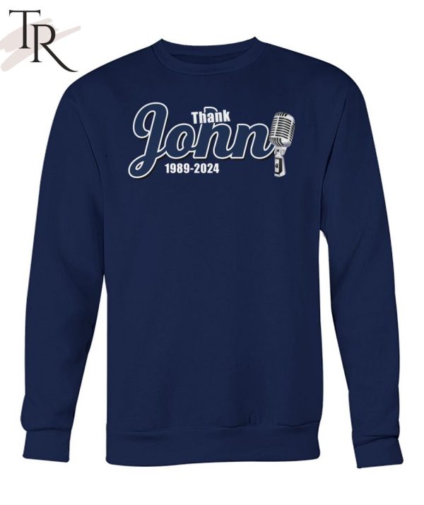 New York Yankees Thank John 1989-2024 T-Shirt