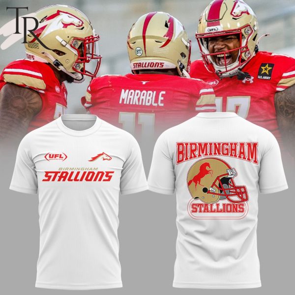 Birmingham Stallions UFL Hoodie – White