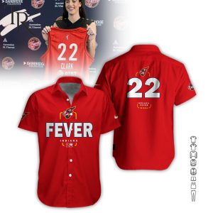 Indiana Fever 2024 Caitlin Clark Hawaiian Shirt – Red