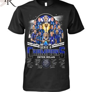 2024 Serie A Champions Inter Milan T-Shirt