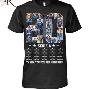 Serie A 20-Time Campioni Inter Milan Thank You For The Memories T-Shirt