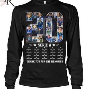 Serie A 20-Time Campioni Inter Milan Thank You For The Memories T-Shirt