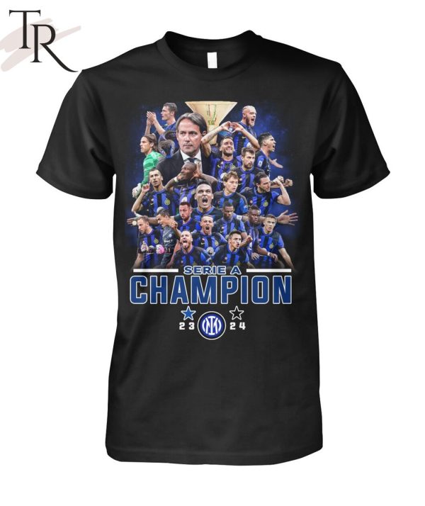 Serie A Champion 2023-2024 Inter Milan T-Shirt