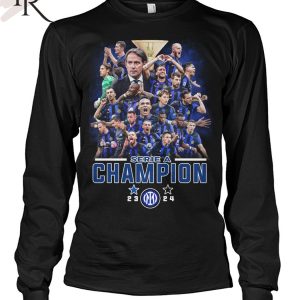 Serie A Champion 2023-2024 Inter Milan T-Shirt