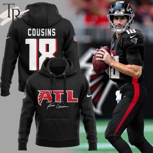 Atlanta Falcons Kirk Cousins No. 18 Hoodie, Longpants, Cap