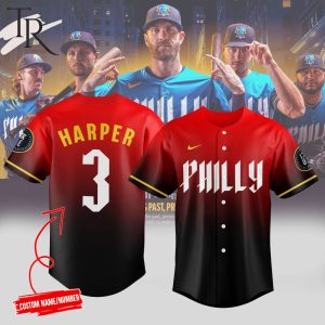 Phillies 2024 City Connect Jersey – Black Red