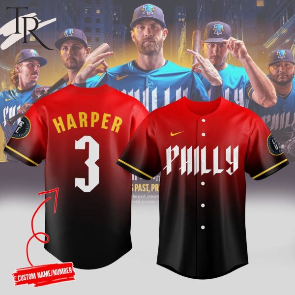 Phillies 2024 City Connect Jersey – Black Red