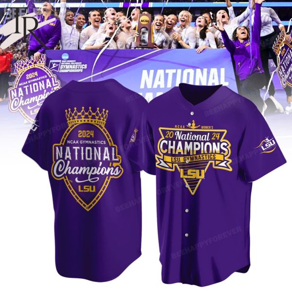 2024 NCAA Gymnastics National National Champions LSU Tigers Hoodie – Purple