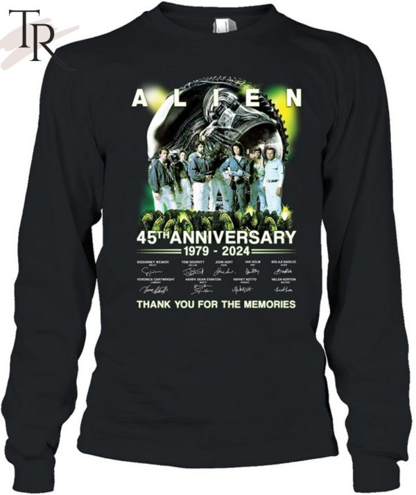 Ailen 45th Anniversary 1979-2024 Thank You For The Memories T-Shirt