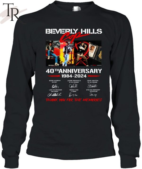 Beverly Hills Cop 40th Anniversary 1984-2024 Thank You For The Memories T-Shirt