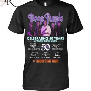 Deep Purple Celebrating 50 Years Of Smoke On The Water 1 More Time Tour T-Shirt