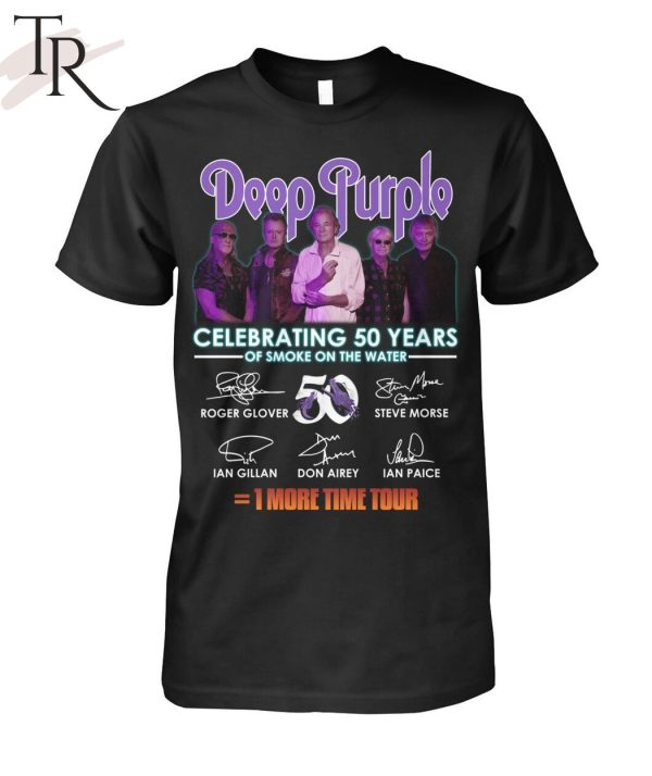 Deep Purple Celebrating 50 Years Of Smoke On The Water 1 More Time Tour T-Shirt