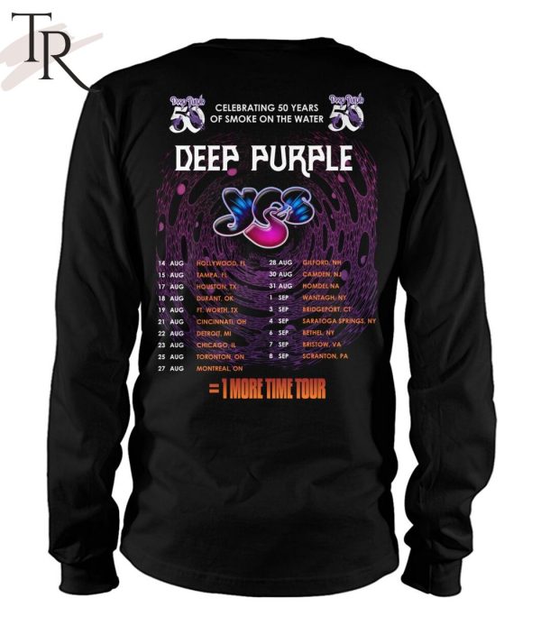 Deep Purple Celebrating 50 Years Of Smoke On The Water 1 More Time Tour T-Shirt