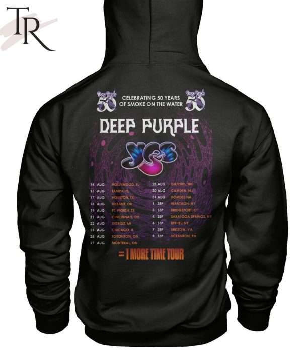 Deep Purple Celebrating 50 Years Of Smoke On The Water 1 More Time Tour T-Shirt