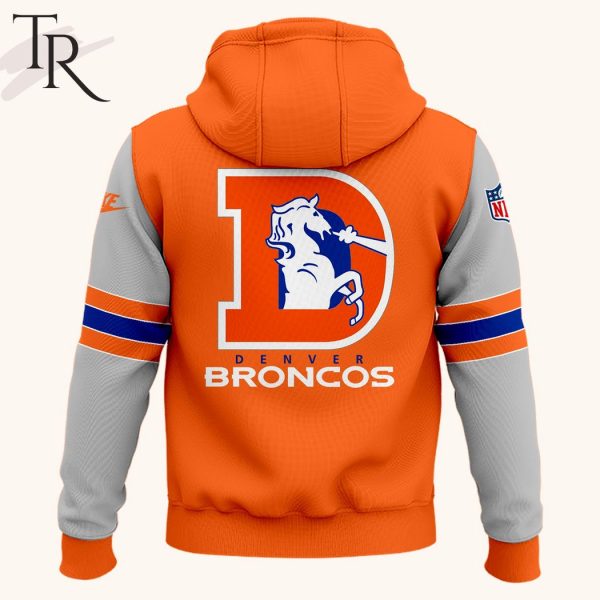 Denver Broncos Orange Crush Hoodie, Longpants – Grey