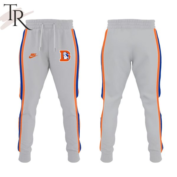 Denver Broncos Orange Crush Hoodie, Longpants – Grey