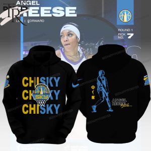 Chicago Sky Angel Reese Chisky Hoodie – Black
