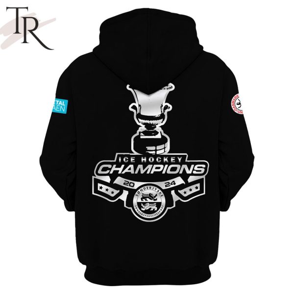 Sonderjyske Ishockey Champions 2024 Hoodie – Black