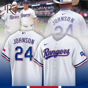 Cody Johnson Texas Rangers Jersey – White