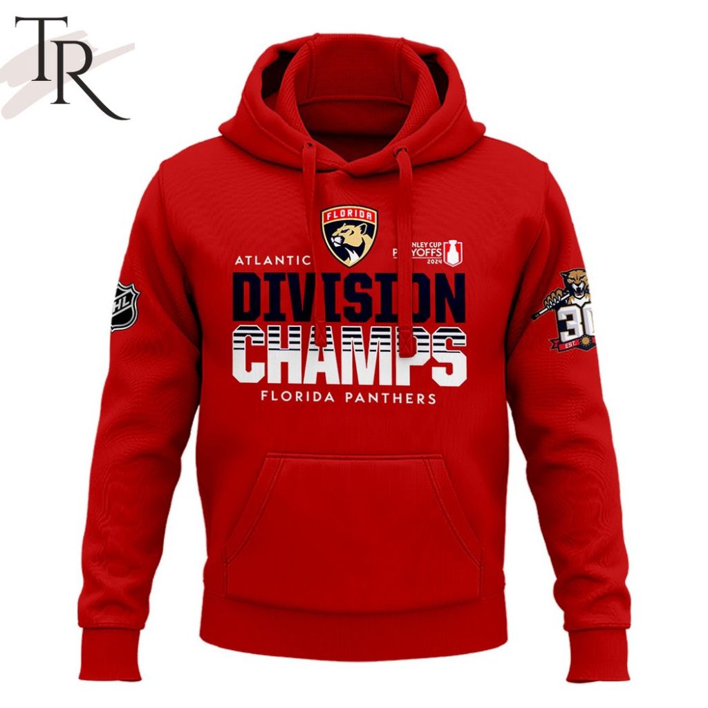 2024 Atlantic Division Champions Florida Panthers Hoodie, Longpants ...