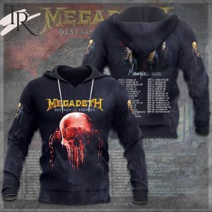Megadeth Announces Destroy All Enemies U.S. Tour 2024 Hoodie