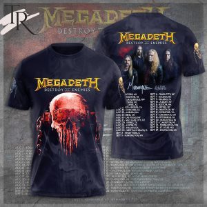 Megadeth Announces Destroy All Enemies U.S. Tour 2024 Hoodie
