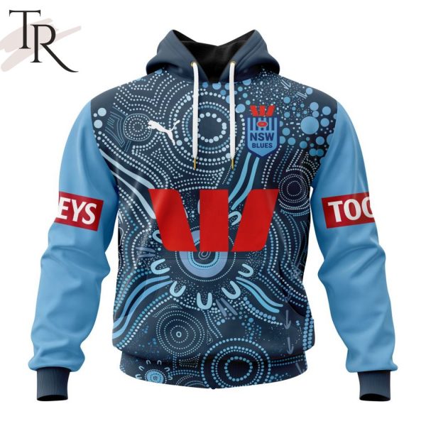 NSW Blues State Of Origin Personalized 2024 Indigenous Kits Hoodie