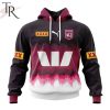 QLD Maroons State Of Origin Personalized 2024 Training Kits Harvey Norman Hoodie