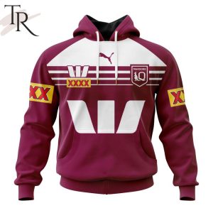 QLD Maroons State Of Origin Personalized 2024 Training Kits Hoodie