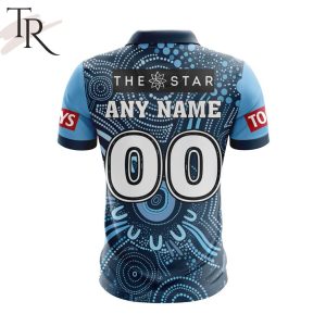 NSW Blues State Of Origin Personalized 2024 Indigenous Polo