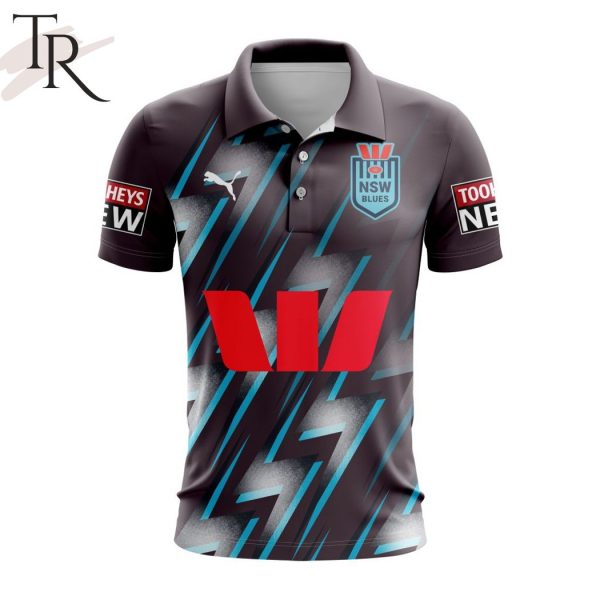 NSW Blues State Of Origin Personalized 2024 Training Design Polo
