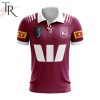 QLD Maroons State Of Origin Personalized 2024 Captains Run Polo