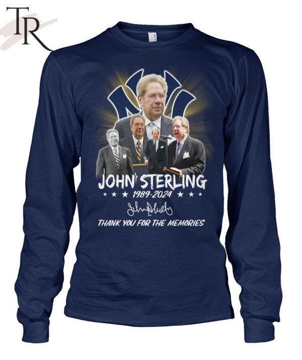 John Sterling 1989-2024 Thank You For The Memories T-Shirt