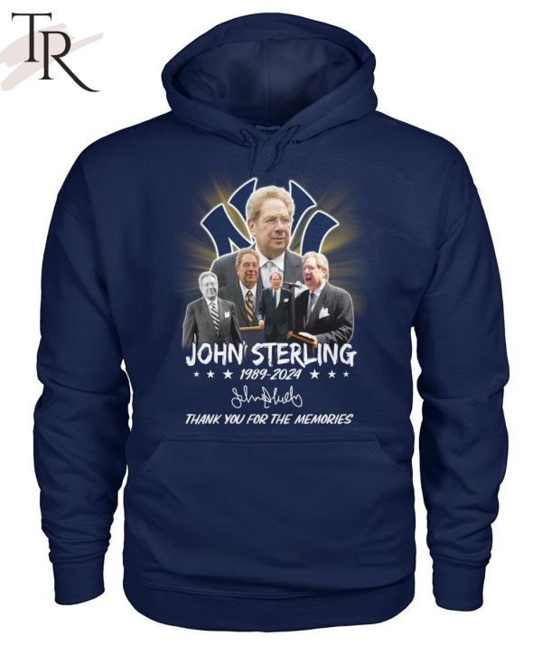 John Sterling 1989-2024 Thank You For The Memories T-Shirt